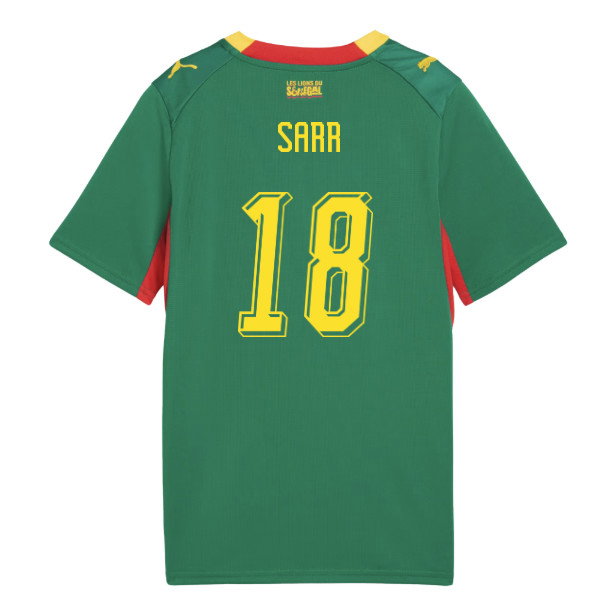 2026-2027 Senegal Away Shirt (Kids) (Sarr 18)-SoccerKits Hub | Buy Soccer Jerseys Online
